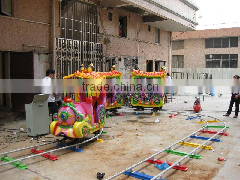 popular amusement park rides electric track train for sale,theme park train ride