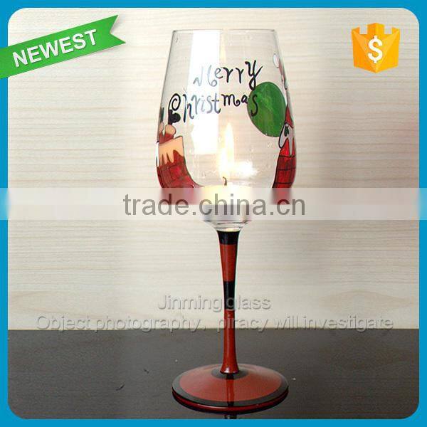 Party Decorative Glass Wine Cup Long Stem Drinking Wine Glass Cup Goblet High Quality Stemware Wine Cup Glass