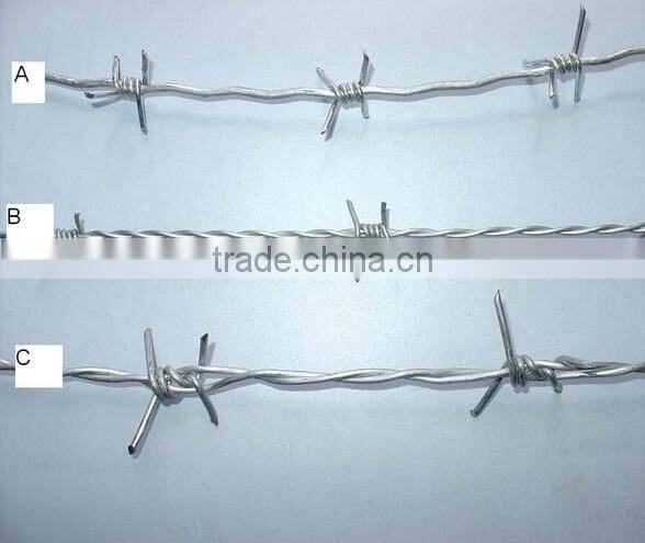 Security Galvanized Antique Barbed Wire Fence Provide Free Samples