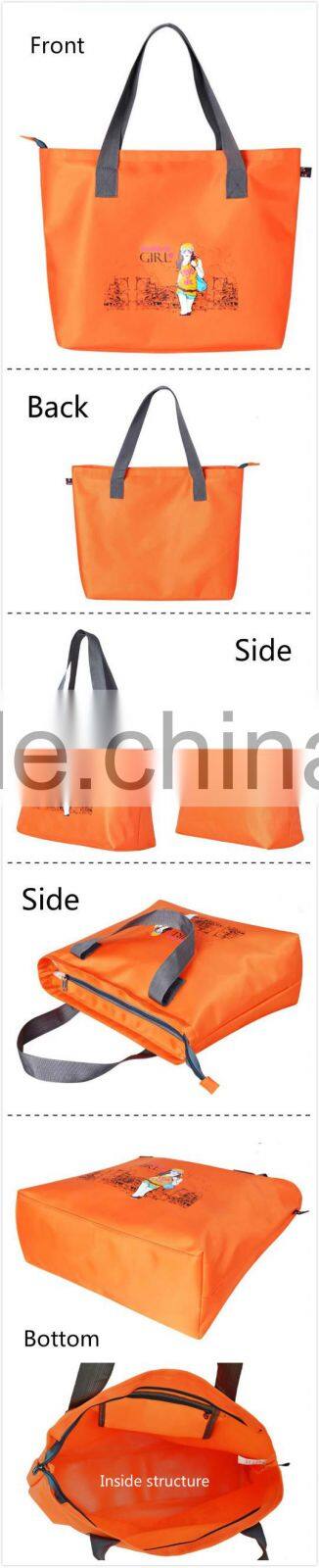 2015 new design ladies tote beach bag