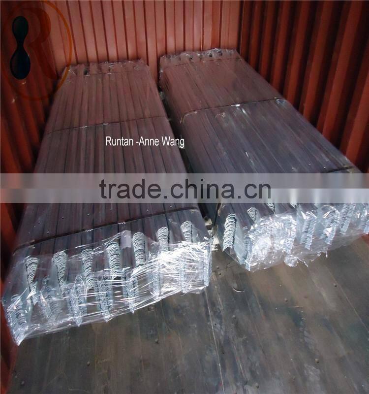 UK BS1722 Standard D-type palisade fence