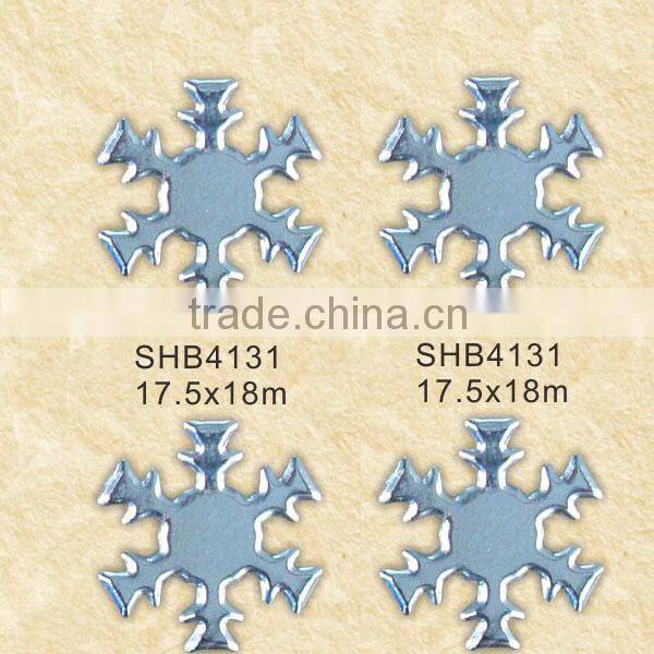 Metal Brads Snowflake Shape Silver brads
