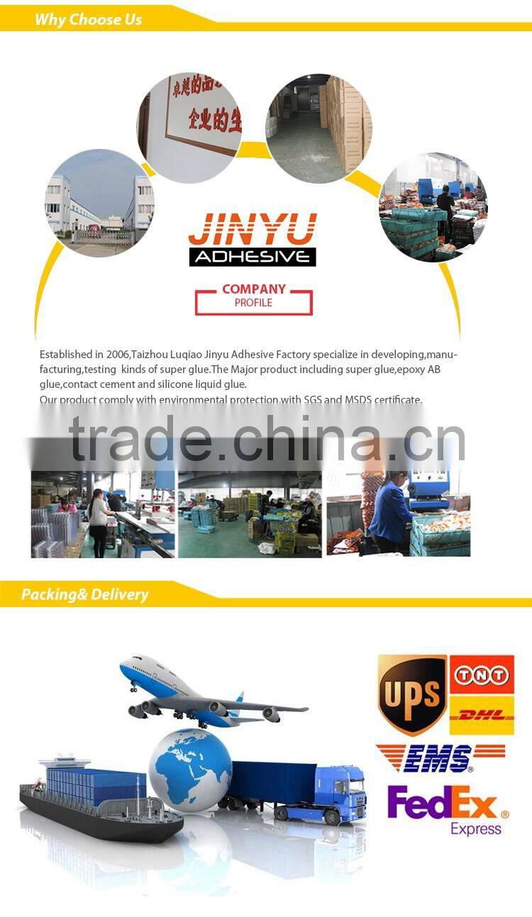 SGS Certification multi-purposes 502 cyanoacrylate adhesive construction building super glue