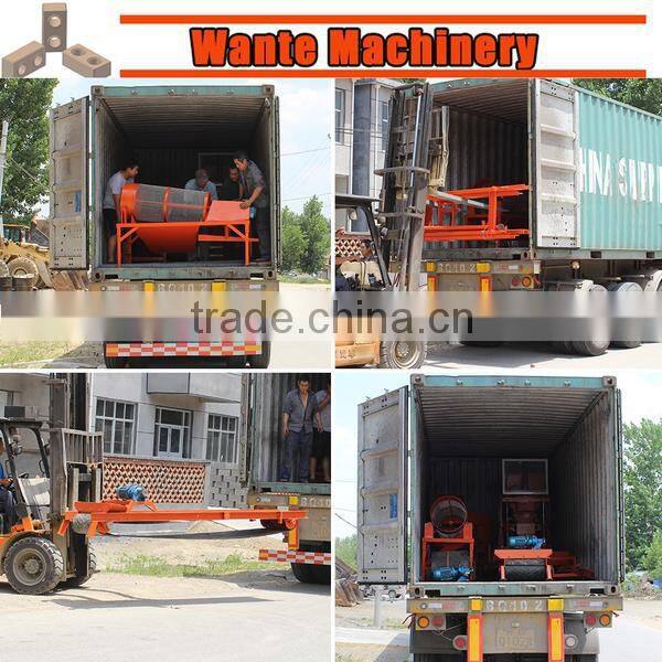 WT1-10 diesel engine interlocking brick machine hot new products for 2016