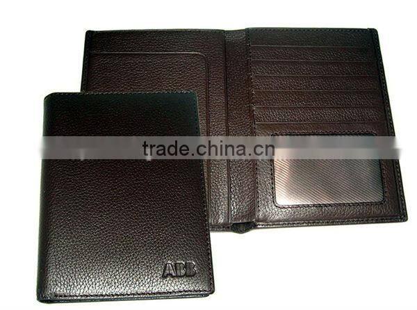 PU Leather Travel Card Holder For Passports