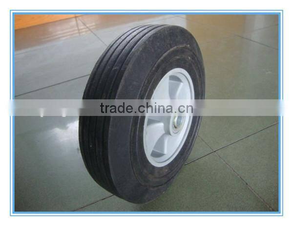 Rubber Wheel from Qingdao Yinzhu Wheel Barrow Solid Rubber Tire