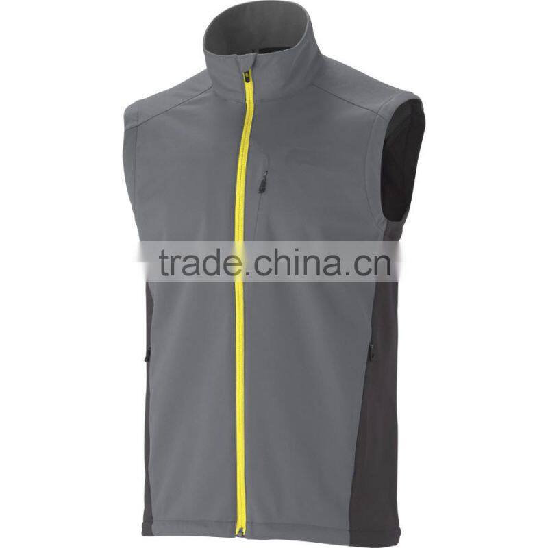 European softshell sports vest