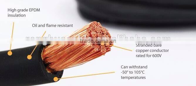 single & double insulated welding rubber cable 25mm2 35mm2 70mm2 95mm2