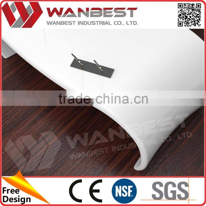 Half Round Office Desk Artistic Design U Type Office Desk