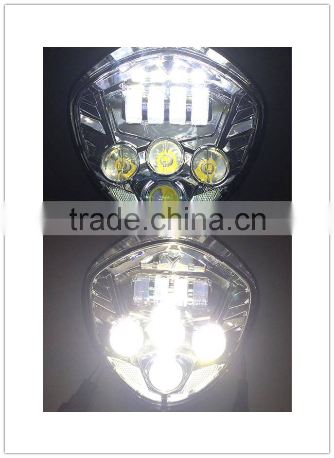 Newest high quality Led Motorcycle Healdight LED Projector Headlight For Victory Gross Country/Roads (11-Up)/Vision Tour(12-Up)
