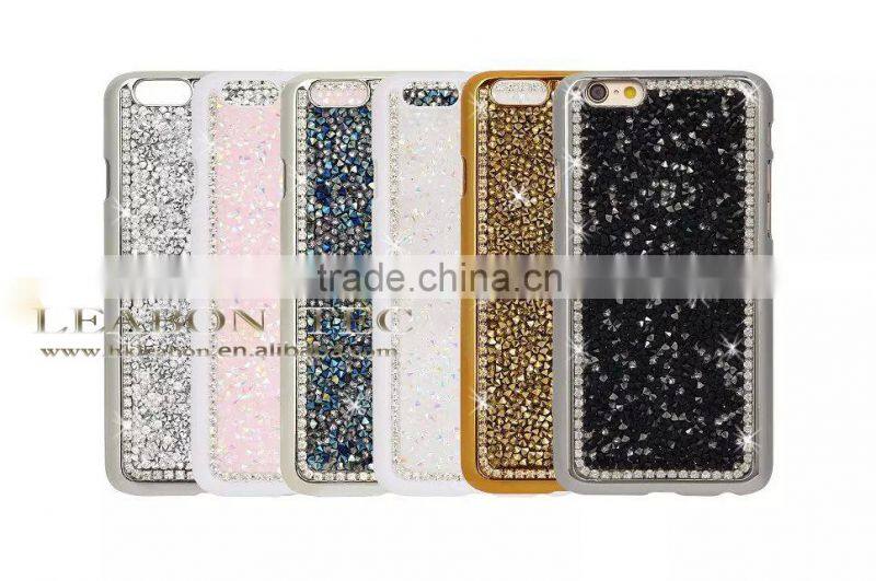 2016 new hot selling promotion price bling bling rhinestone case for iphone 6 6S