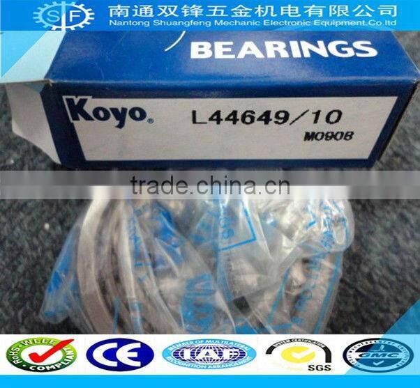 flat roller bearings KOYO L44649/L44613 Tapered Roller Bearing