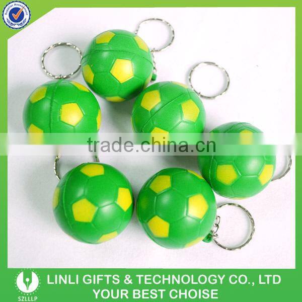 Promotional football shape PU antistress ball