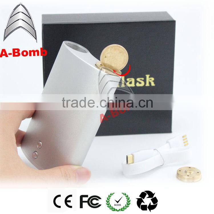 2015 Hot Sale A-Bomb temperature control vaporflask dna 40 mod/vaporflask v3 40w