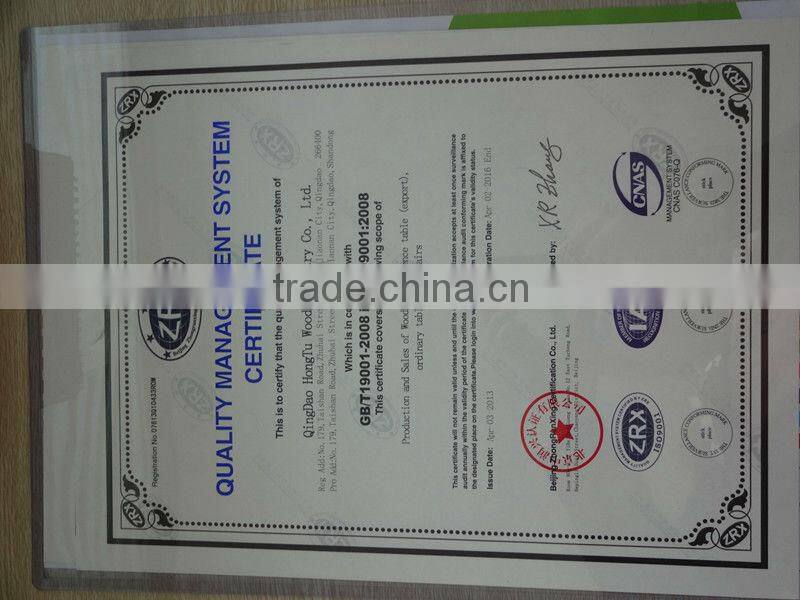 fashion wooden round dining table