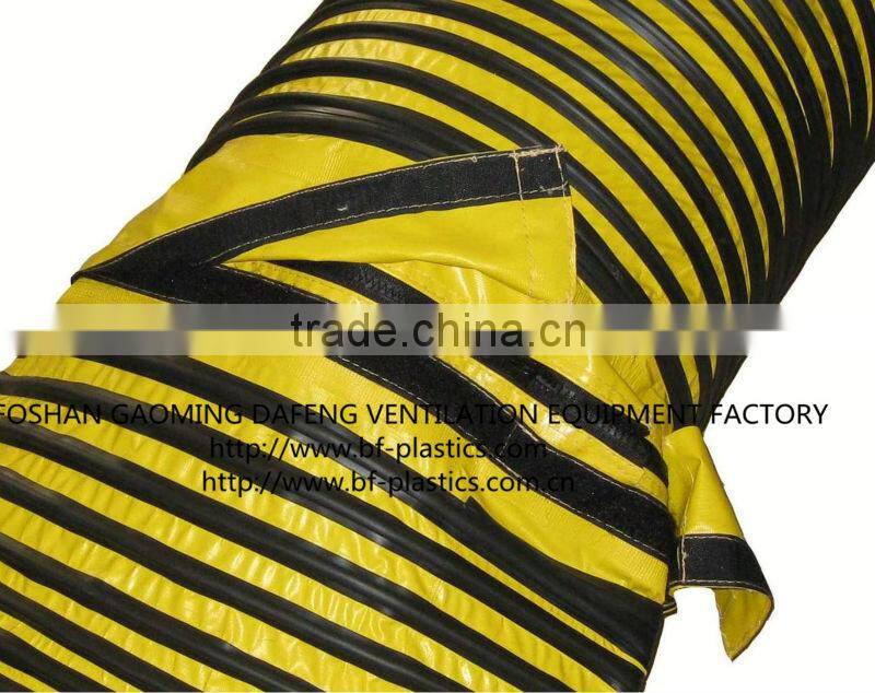 three-layer spiral air conditioning insulation duct with fast coupling