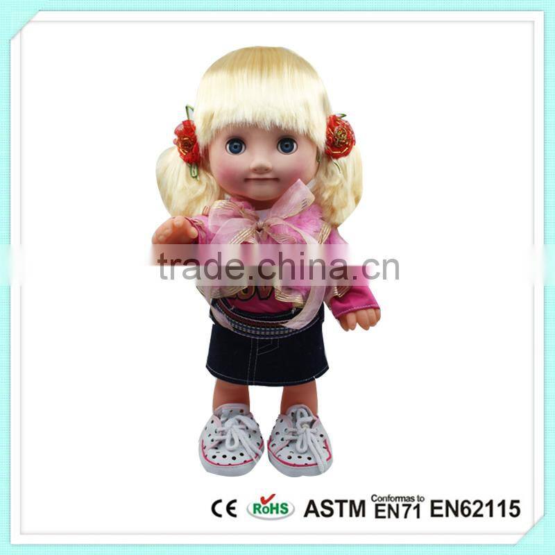 Toys Direct From China With Real Hair Beautiful Educational Doll Promotion Baby Doll