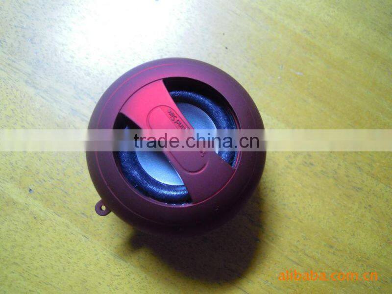 2016 hot sell phone accessories super big portable hamburger speaker for all 3.5mm plug device,big sound,cute shape