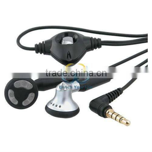Hot sale earplug earphone for phone blackberry 8300