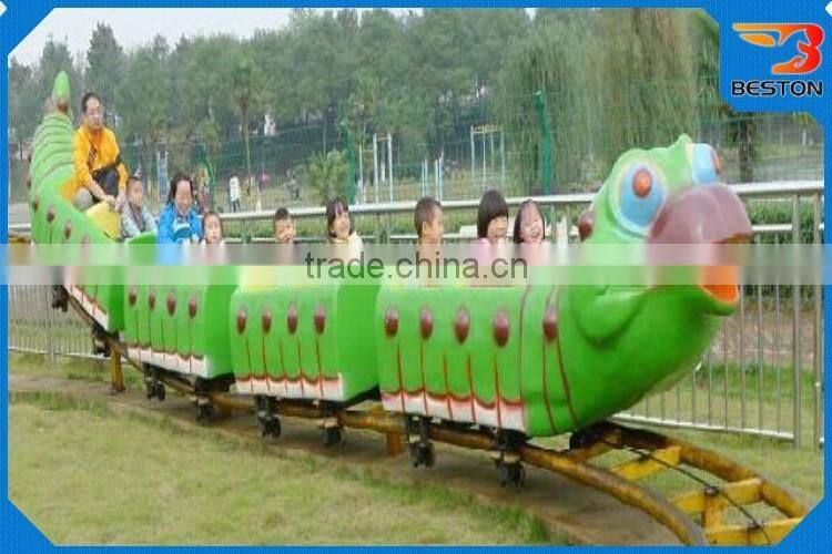 Attractive cheap amusement rides roller coaster big worm roller coaster/children game for sale