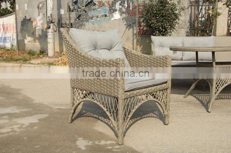 2015 ALUMINIUM OUTDOOR RATTAN HIGH SINGLE SOFA CHAIR