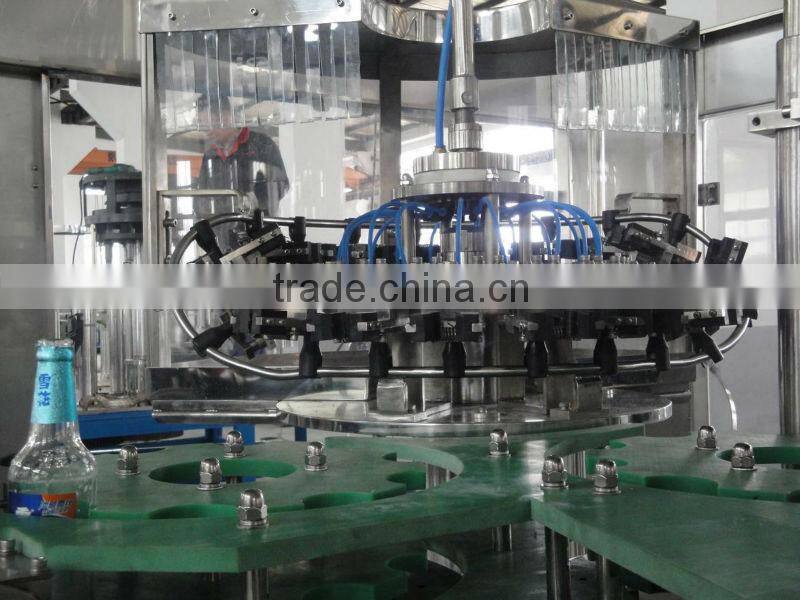 Glass bottle beer filling machine (crown cap)