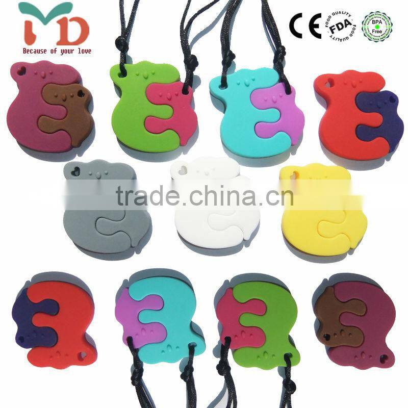 Eco-friendly BPA Free Silicone Jewelry Silicone Beads for Necklace