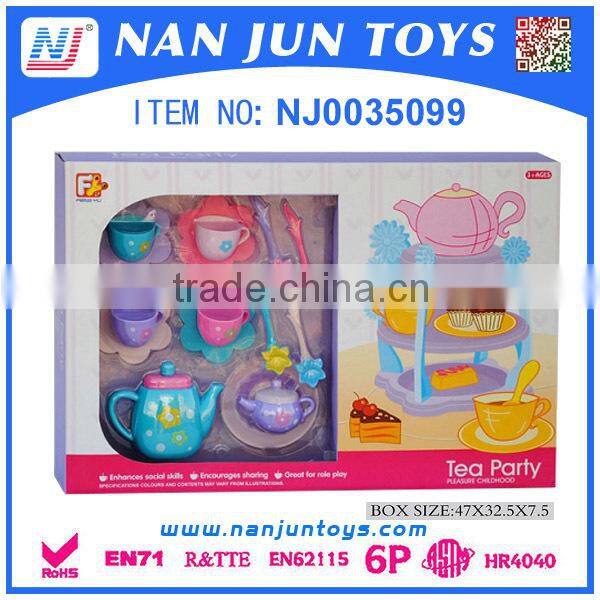 Kitchen Set Tea Cup And Saucer For Children Non-Toxic Kitchen Toy Set