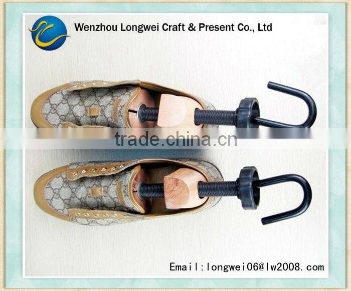 adjustable wooden shoe last/cedar wood shoe tree/shoetree