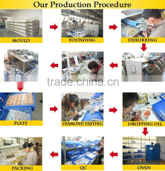 Gold Plated Colorful Custom Fake Stainless Steel Cool Eyebrow Rings Body Piercing Jewelry