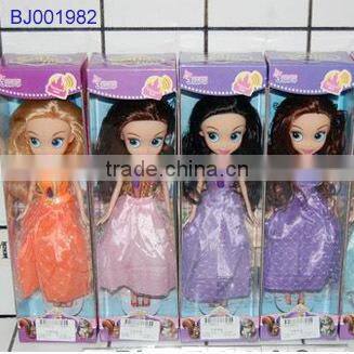 Cute fashion plastic princess doll plastic musical sport barbiee girl toy