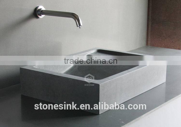 China natural granite honed stone sink