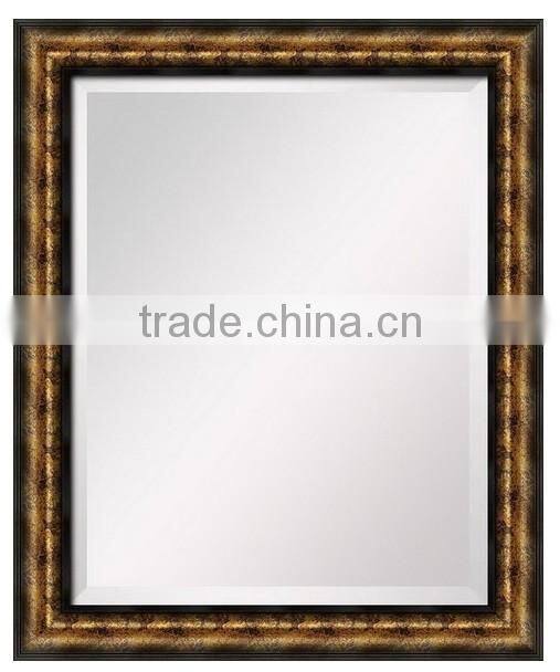 Antique Rectangle Wooden/PS Framed Mirror