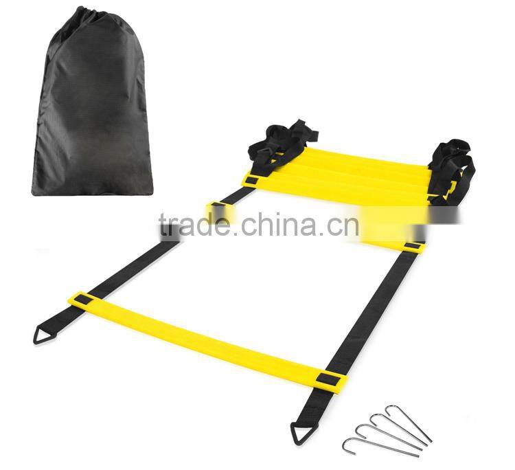Flat Rung Sports Speed Agility Ladder With Stakes