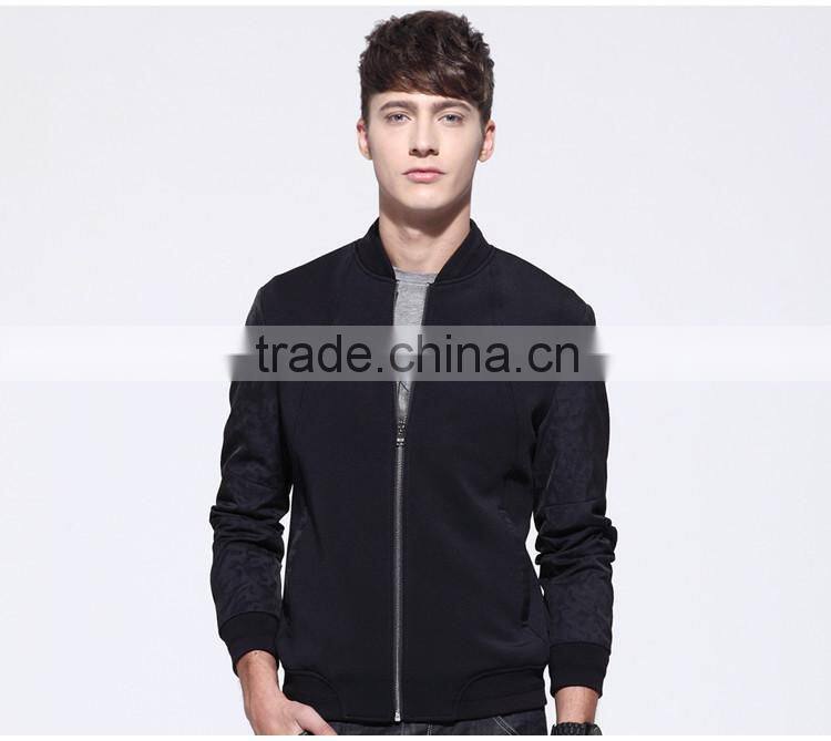 Elegant Mens Slim Zipper Up Jackets Coats