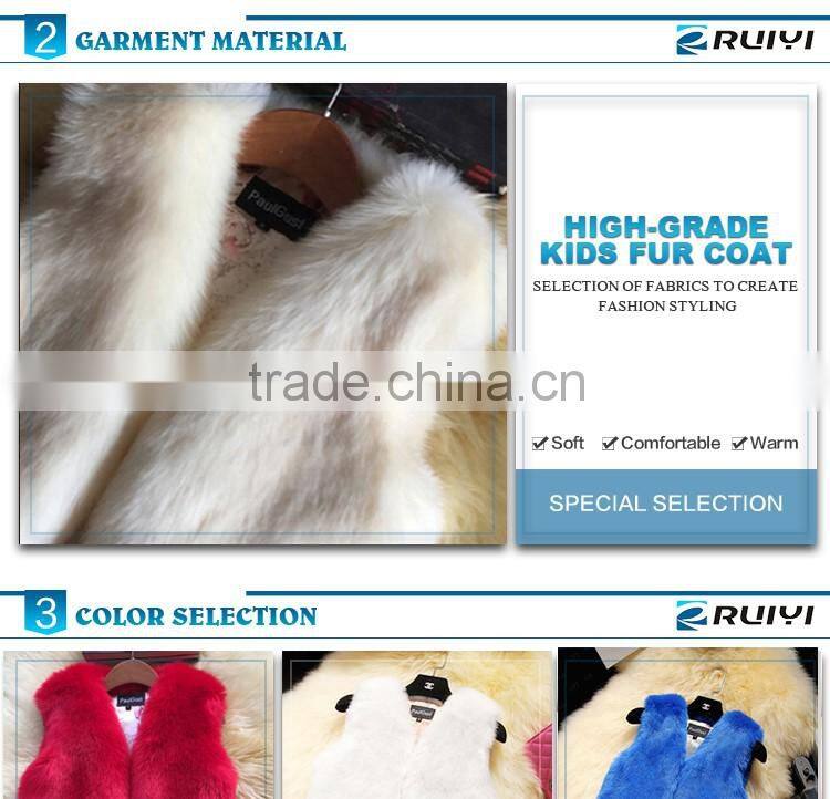 European fashion women's clothing winter man-made fur short vest