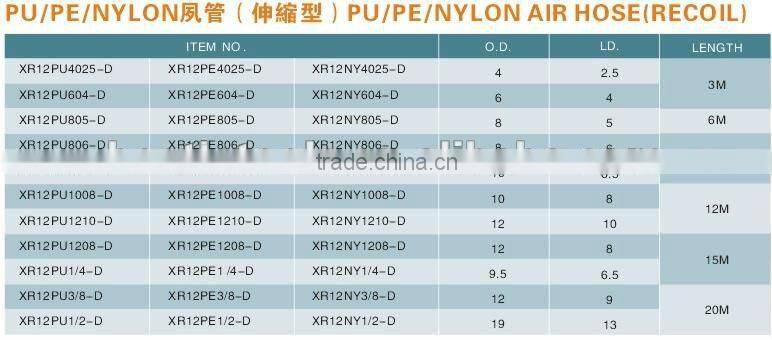 2013 air compressor Coiled Air Hose
