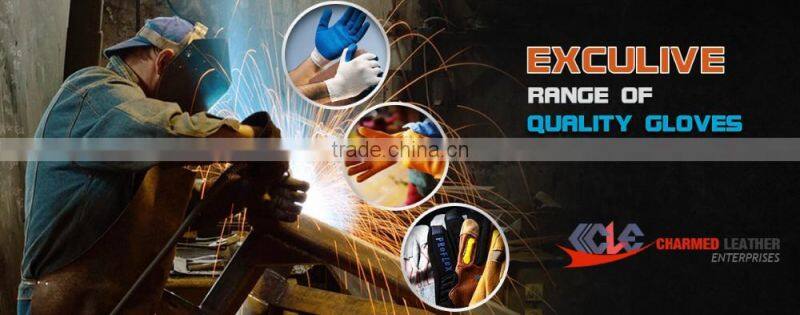 Easy fit all purpose leather glove/Hand protective impact mechanic glove