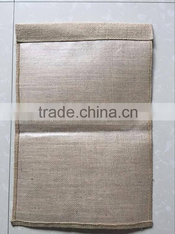 Wholesale outdoor cheap custom burlap garden flags blank