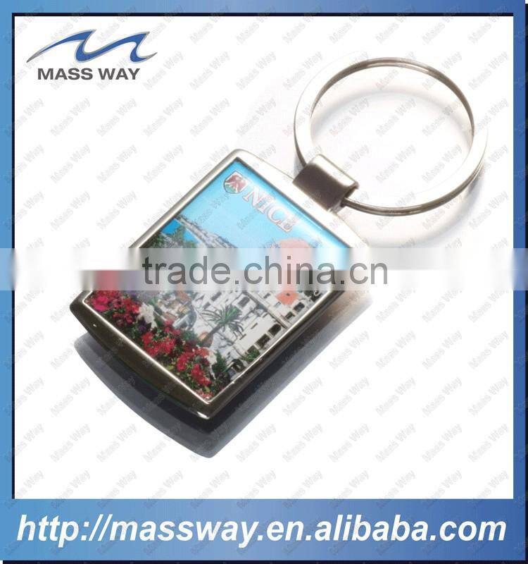 customized decorative metal 3D marvel metal keychain