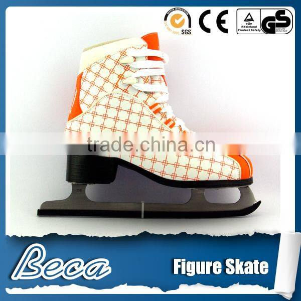 Wholesale fashion leather cloth figure ice skate shoes van