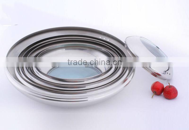 glass cover for deep frying pan glass cover for BBQ frying pan