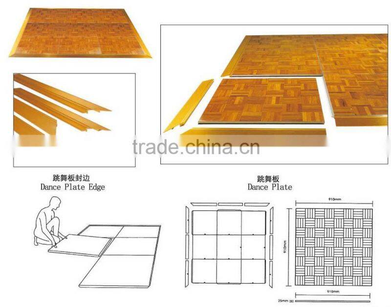 Birch solid flooring,Plastic dance floor,dance Floor platform