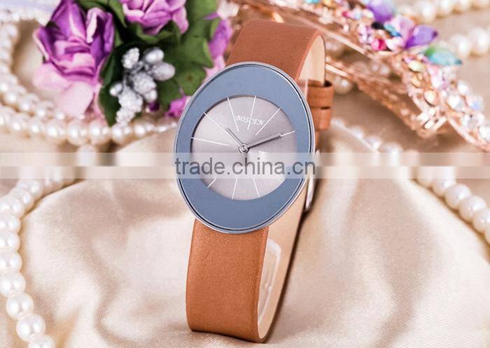 Elegant And High-End Cheapest Price Japan Movt Quartz Watch Stainless Steel Back White