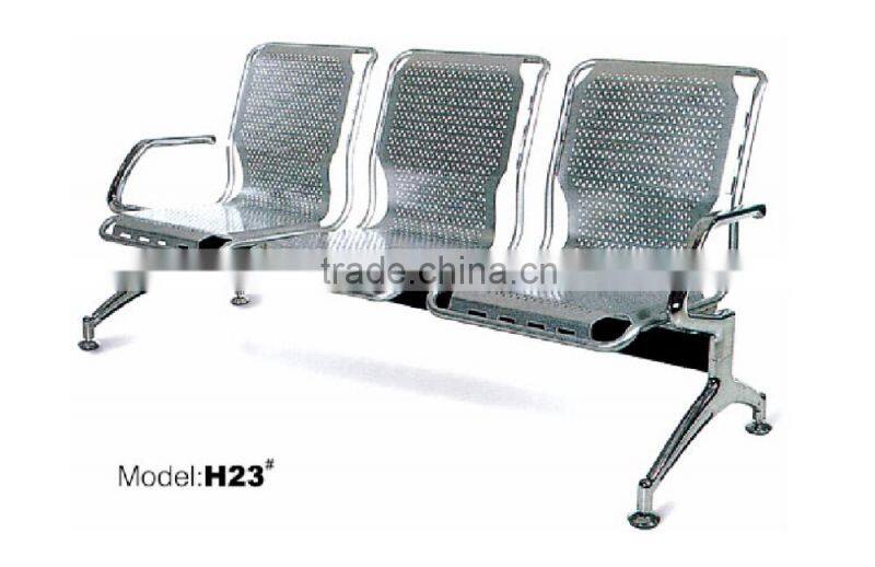 Foshan factory hospital/clinic furniture waiting chair with metal bracket (FOH-H25)