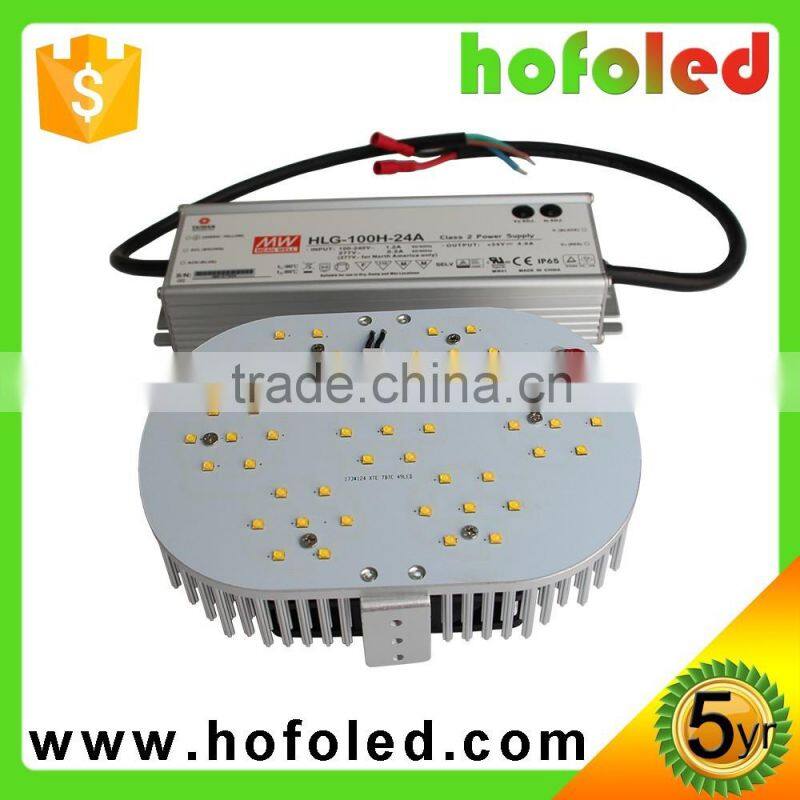 High lumen shoebox lighting led retrofit kit 100w to 400w