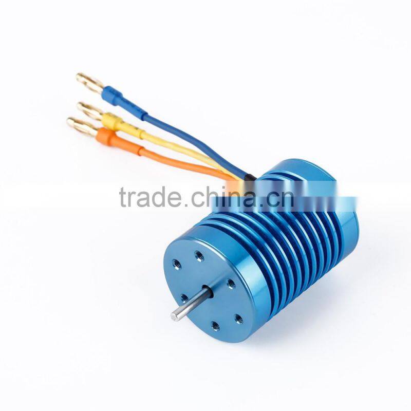 3650 4370KV Slot Sensorless BL Motor with 45A Brushless ESC for 1/10 RC Car Truck