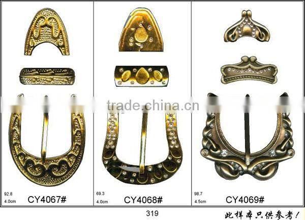 Rhinestone leather belt for jeans