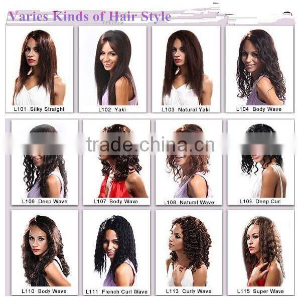 wholesale beautiful color extension hair weft made of pure brazilian human hair