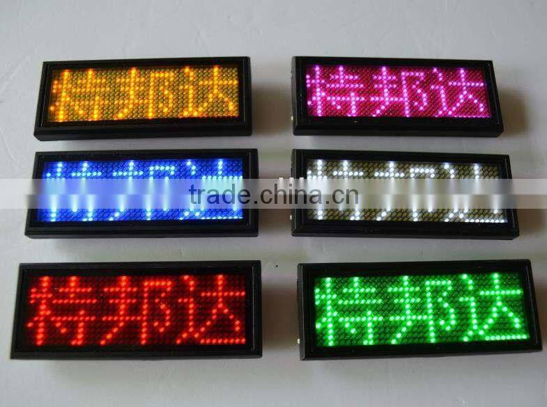 Mini LED name board, LED name badge